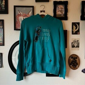 vintage 2011 emily the strange cat ear hoodie